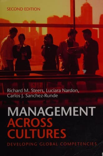 Tapa de Management across cultures