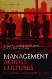 Tapa de Management across cultures