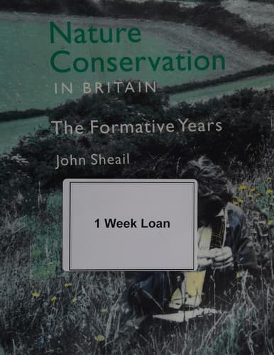 Tapa de Nature Conservation in Britain