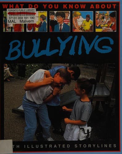 Tapa de What Do You Know About Bullying