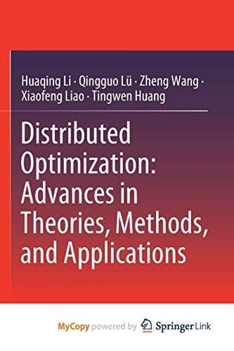 Tapa de Distributed Optimization