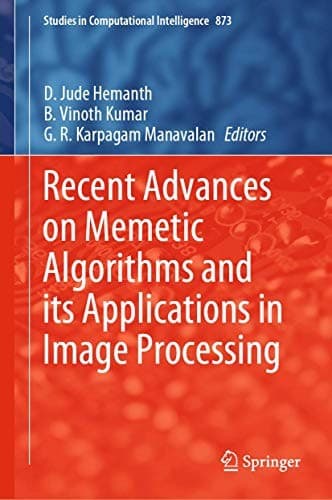 Tapa de Recent Advances on Memetic Algorithms and its Applications in Image Processing