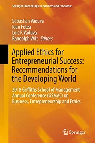 Tapa de Applied Ethics for Entrepreneurial Success : Recommendations for the Developing World