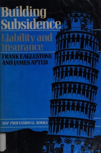 Tapa de Building subsidence