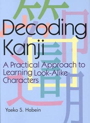 Tapa de Decoding Kanji