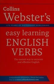 Tapa de Collins Webster's easy learning English verbs