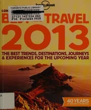 Tapa de Lonely Planet's best in travel 2013