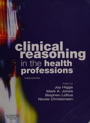 Tapa de Clinical reasoning in the health professions