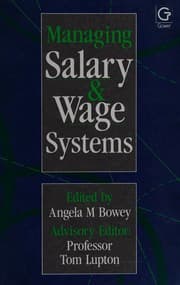 Tapa de Managing salary and wage systems
