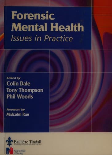 Tapa de Forensic mental health