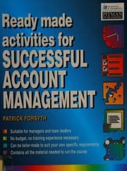 Tapa de Ready-made Activities for Successful Account Management