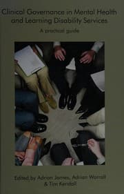Tapa de Clinical governance in mental health and learning disability services