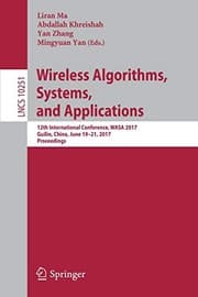Tapa de Wireless Algorithms, Systems, and Applications