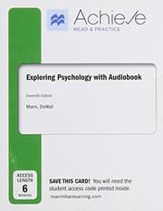 Tapa de Achieve Read & Practice for Exploring Psychology with Audiobook