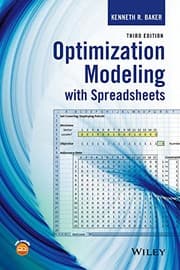 Tapa de Optimization Modeling with Spreadsheets
