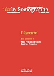 Tapa de Le sociographe HS 12. L'épreuve