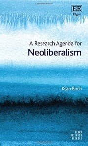Tapa de A Research Agenda for Neoliberalism