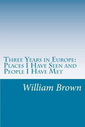 Tapa de Three Years in Europe