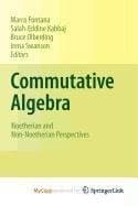 Tapa de Commutative Algebra