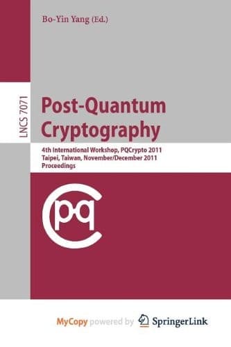 Tapa de Post-Quantum Cryptography