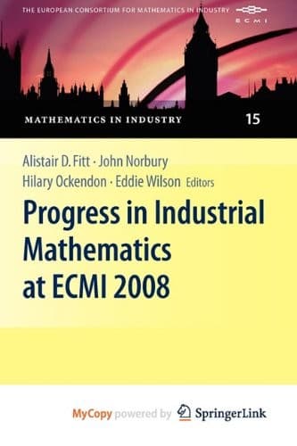 Tapa de Progress in Industrial Mathematics at ECMI 2008