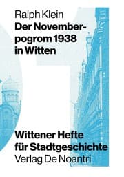 Tapa de Der Novemberpogrom 1938 in Witten