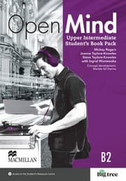 Tapa de Open Mind British edition Upper Intermediate Level Student's Book Pack