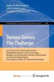 Tapa de Serious Games : The Challenge : ITEC/CIP/T 2011