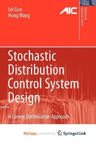 Tapa de Stochastic Distribution Control System Design