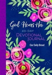 Tapa de God Hears Her 40-Day Devotional Journal