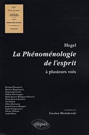 Tapa de Hegel. La Phénoménologie de l'esprit à plusieurs voix