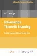Tapa de Information Theoretic Learning