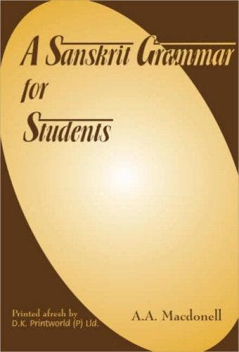 Tapa de A Sanskrit Grammar for Students