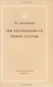 Tapa de Foundations of Indian Culture
