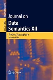 Tapa de Journal on Data Semantics XII