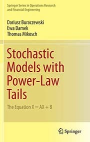 Tapa de Stochastic Models with Power-Law Tails