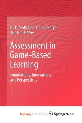 Tapa de Assessment in Game-Based Learning