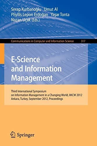 Tapa de E-Science and Information Management