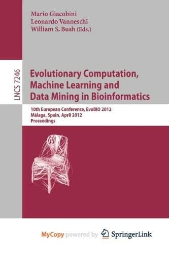 Tapa de Evolutionary Computation, Machine Learning and Data Mining in Bioinformatics