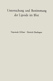 Tapa de Untersuchung und Bestimmung der Lipoide im Blut
