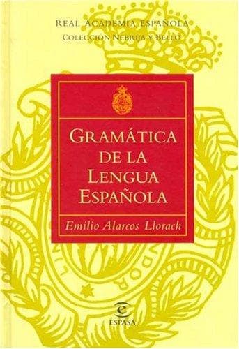 Tapa de Gramatica de la Lengua Española