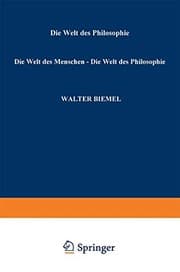 Tapa de Die Welt des Menschen ― Die Welt der Philosophie