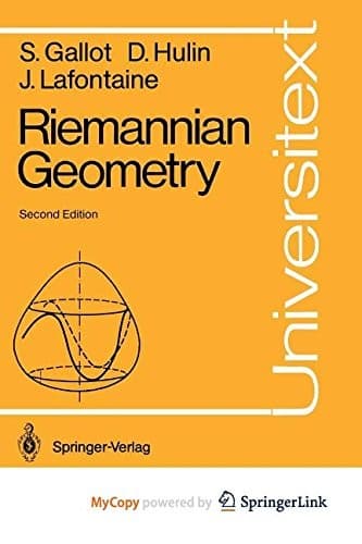 Tapa de Riemannian Geometry