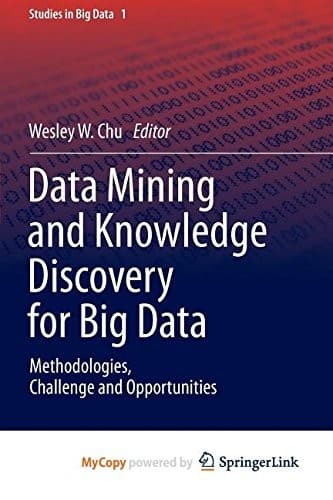 Tapa de Data Mining and Knowledge Discovery for Big Data