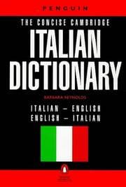 Tapa de The concise Cambridge Italian dictionary