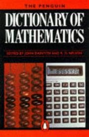 Tapa de The Penguin dictionary of mathematics