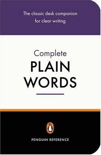 Tapa de The Complete Plain Words (Reference Books)
