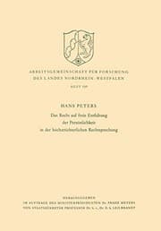 Tapa de Das Recht auf freie Entfaltung der Persönlichkeit in der höchstrichterlichen Rechtsprechung
