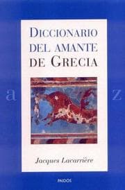 Tapa de Diccionario Del Amante De Grecia/ Dictionary of the Lover of Greece