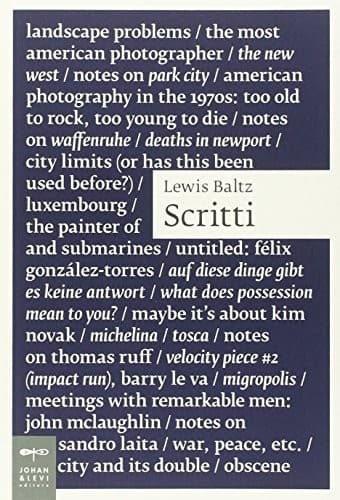 Tapa de Scritti